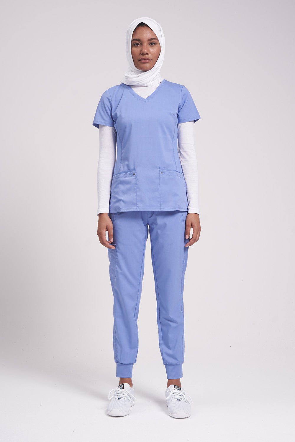 Juliet V Neck Top & Tara Jogger Pant Scrub Set