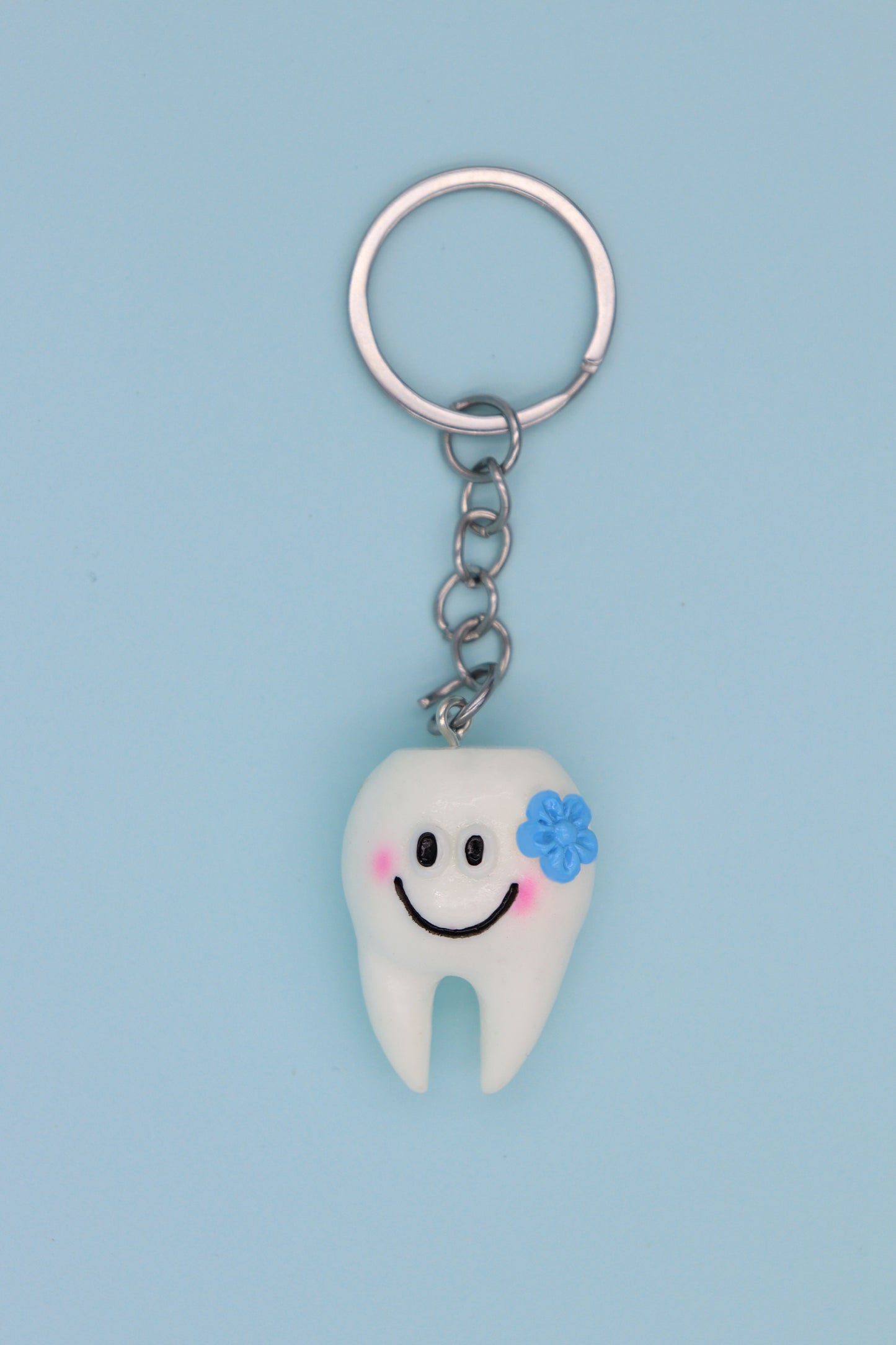 Flower Tooth Key ring