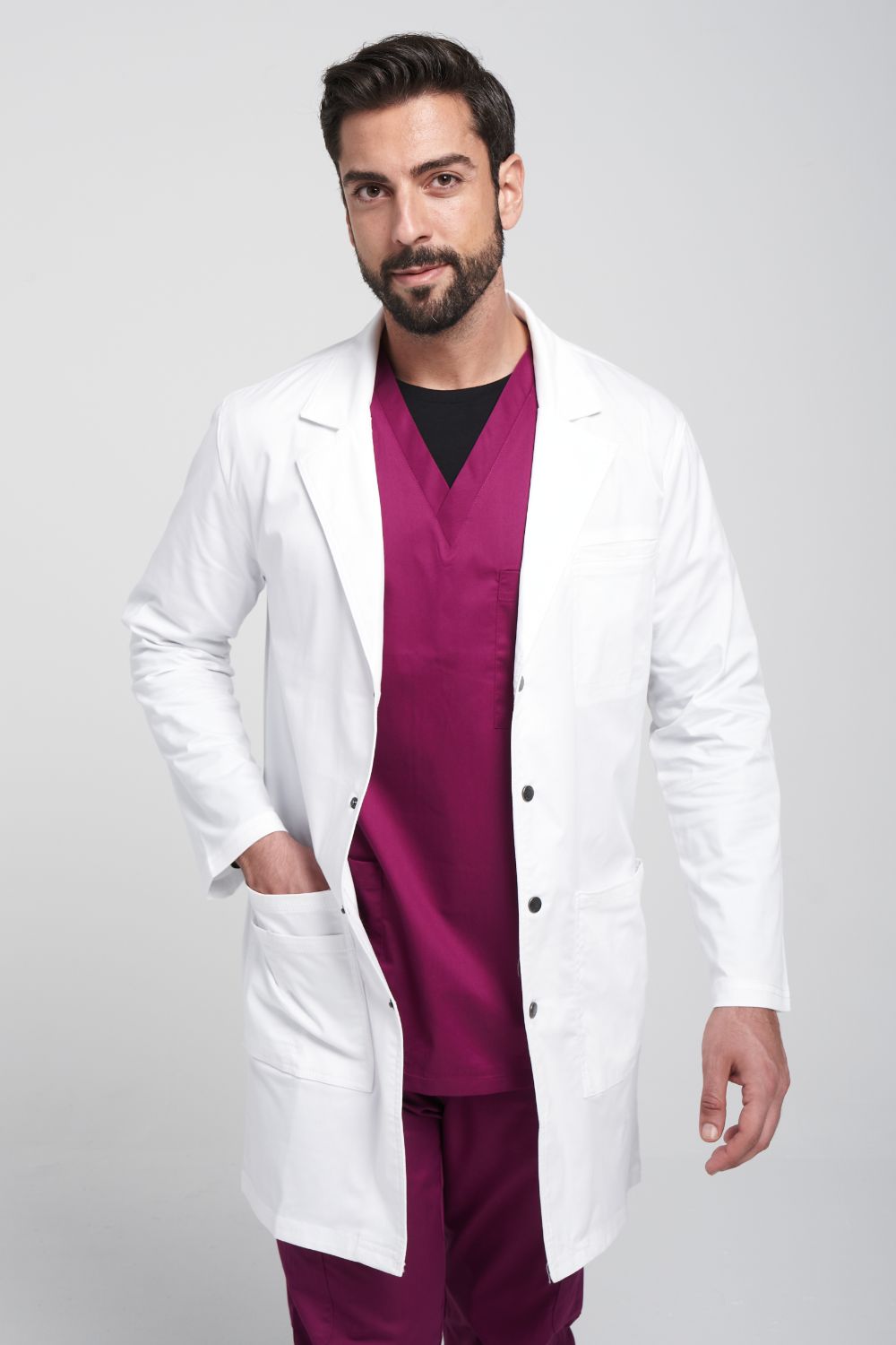 SCRUBS AND CLOGSADARLABCOAT36" Unisex Snap Front Labcoat - 3308