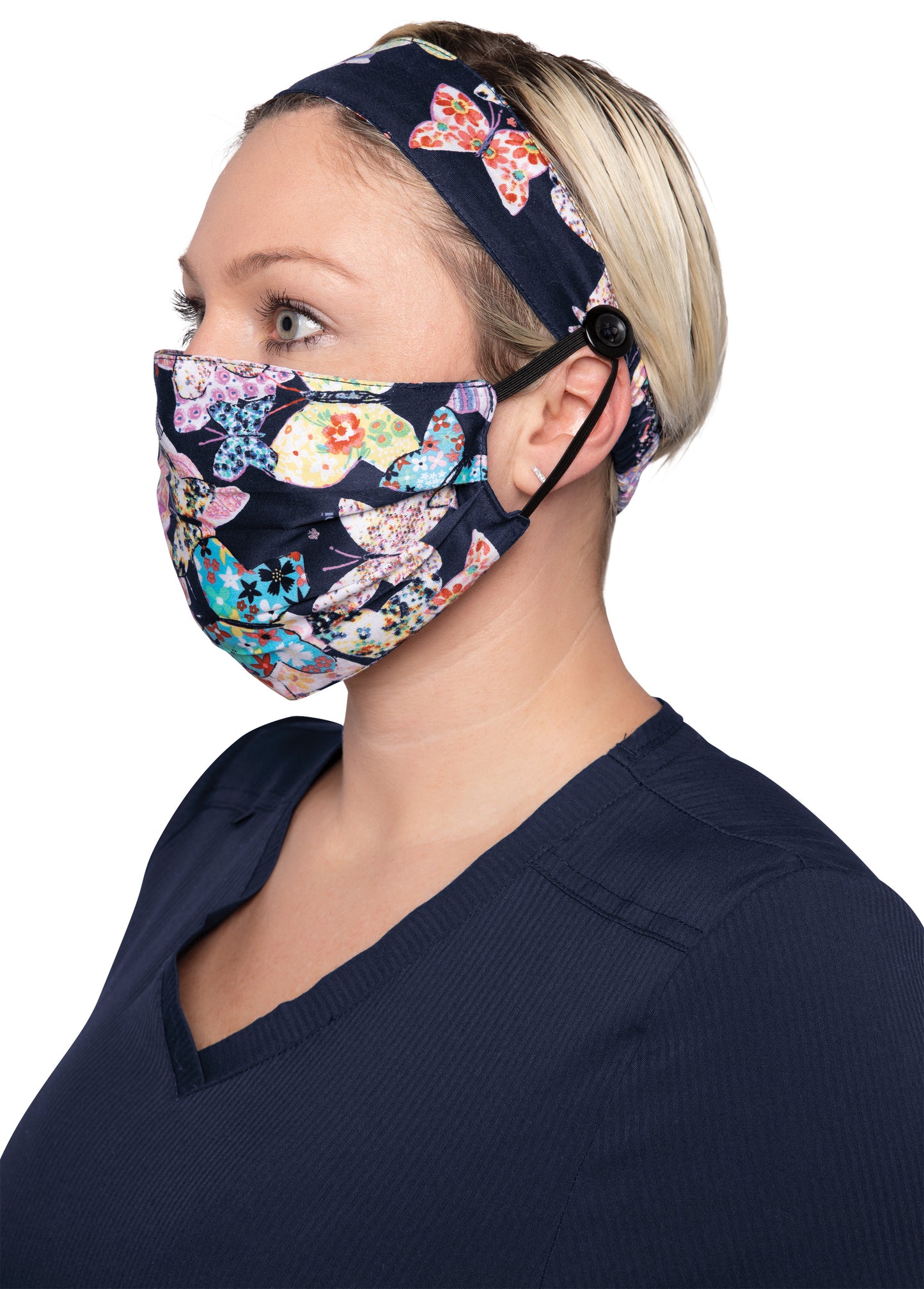 Fashion Mask + Headband Set - Scrapbook