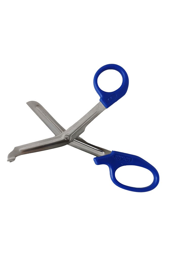 Bandage Medical Scissor with Plastic Handle, third view