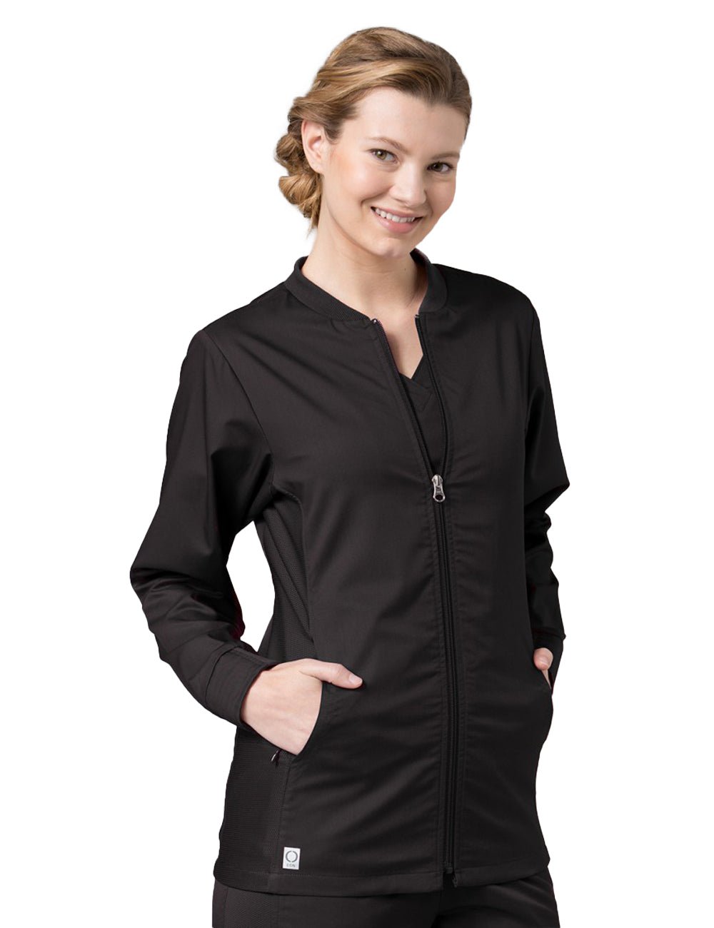 Active Sporty Mesh Panel Jacket 8708