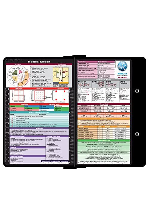 Folding Memo - WhiteCoat Clipboard® - Black - Medical Edition
