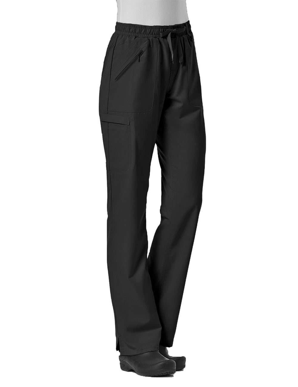 Elastic Zipper Pocket Cargo Pant - 7308