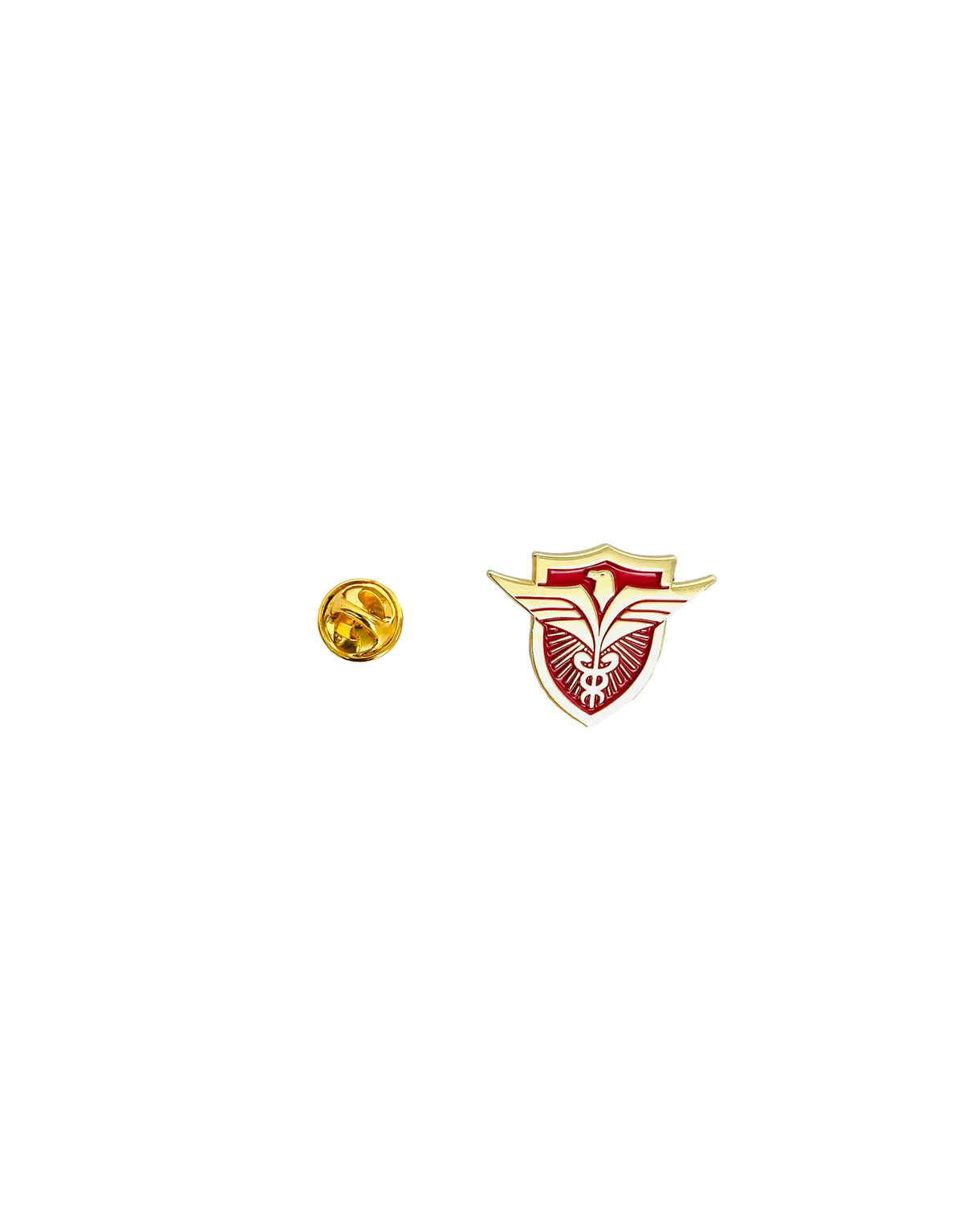Gulf Medical University Logo Pin, second view