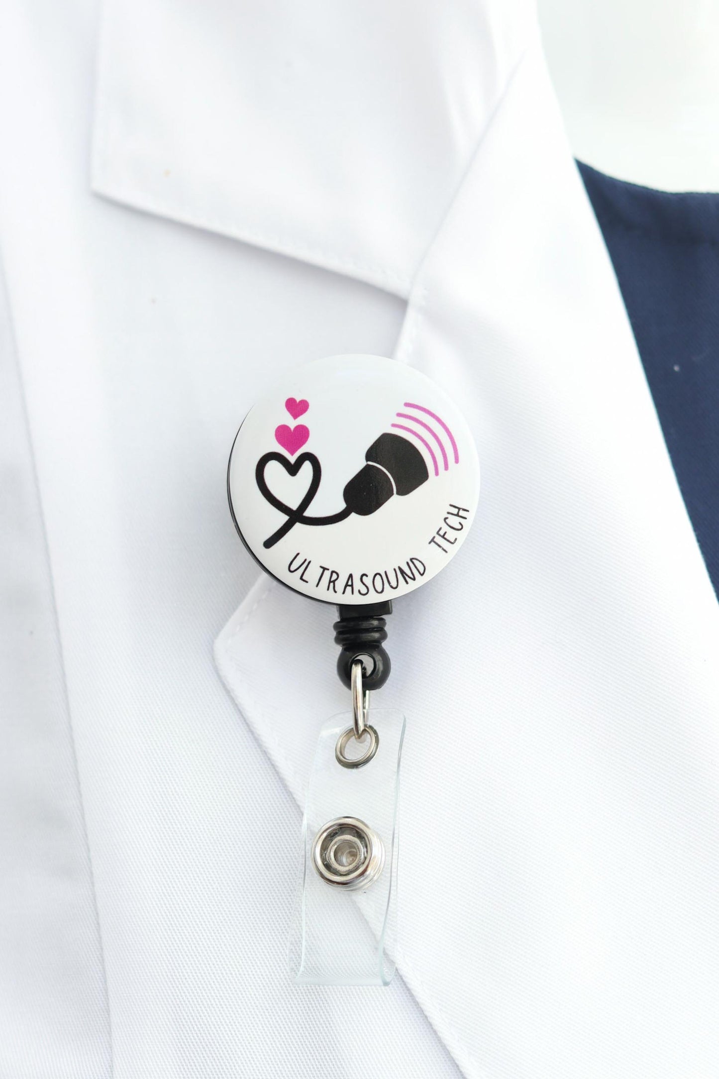 Ultrasound Tech ID Badge