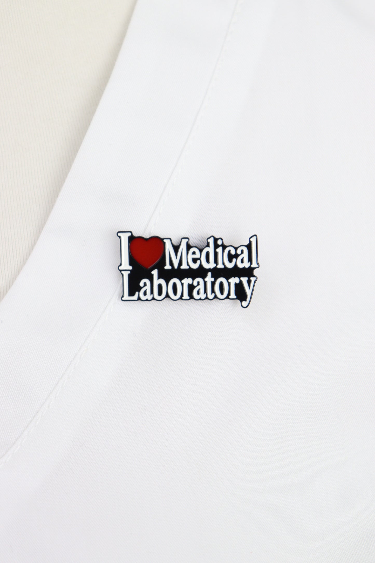 I Love Medical Laboratory Pin