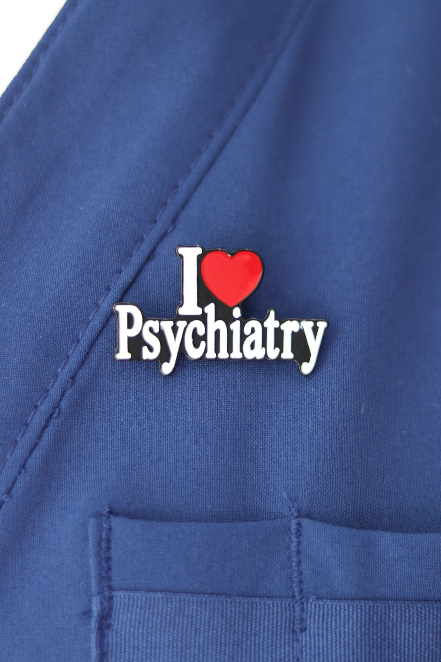 I Love Psychiatry Pin