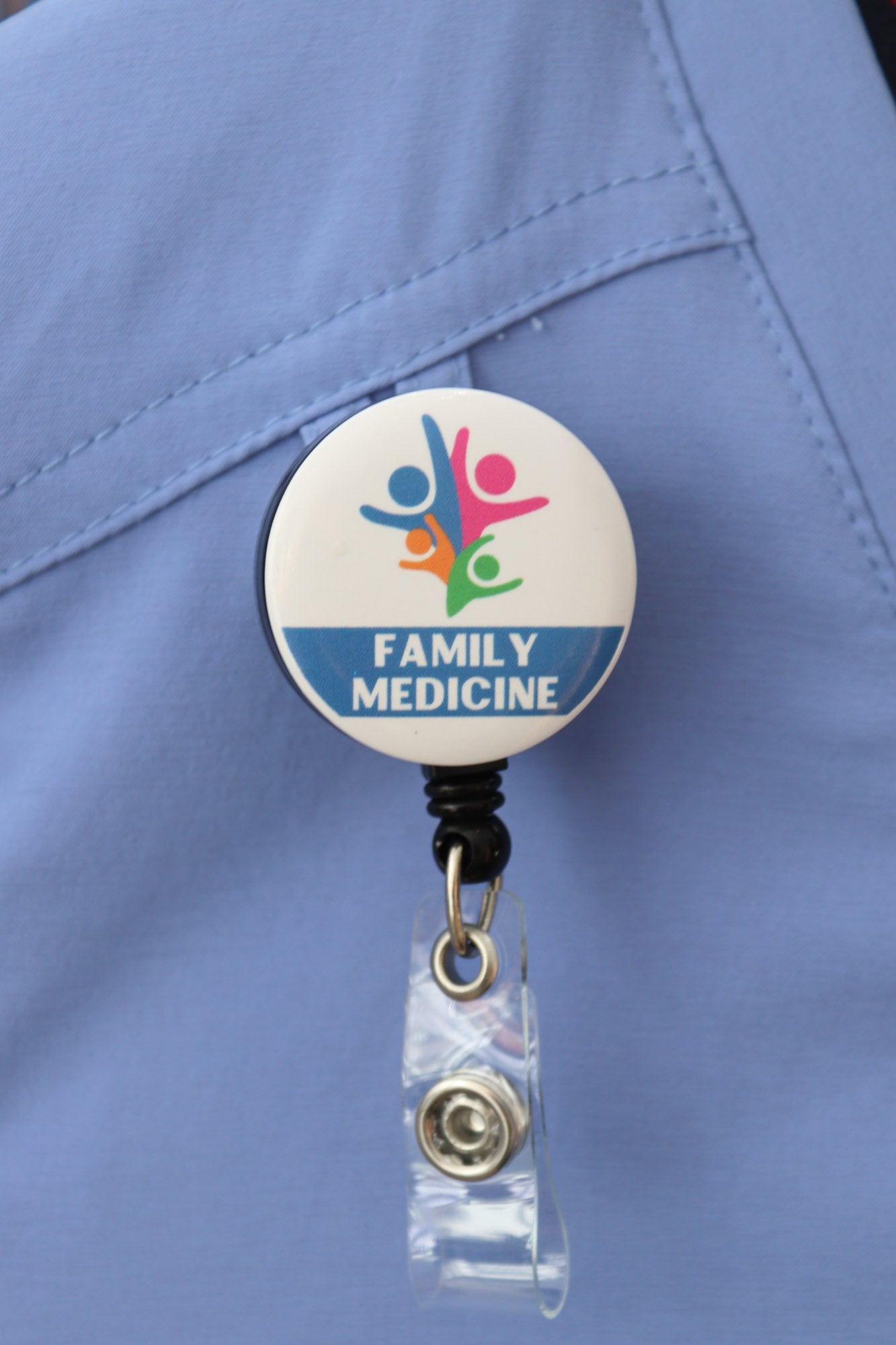 Image of a Family medicine ID badge reel