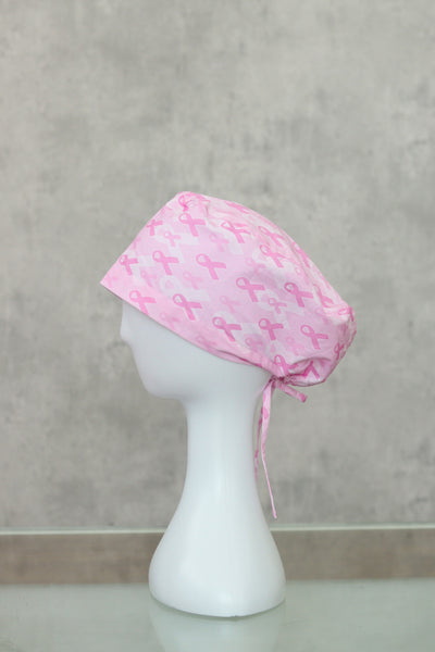 Breast Cancer Printed Scrub Hat