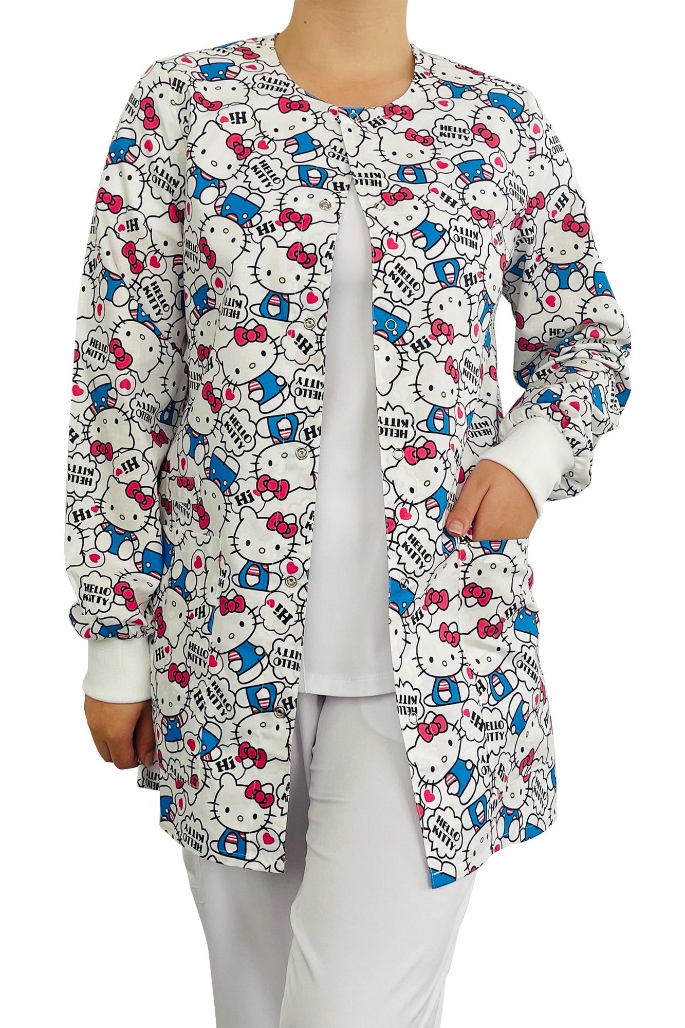 hello kitty lab coat