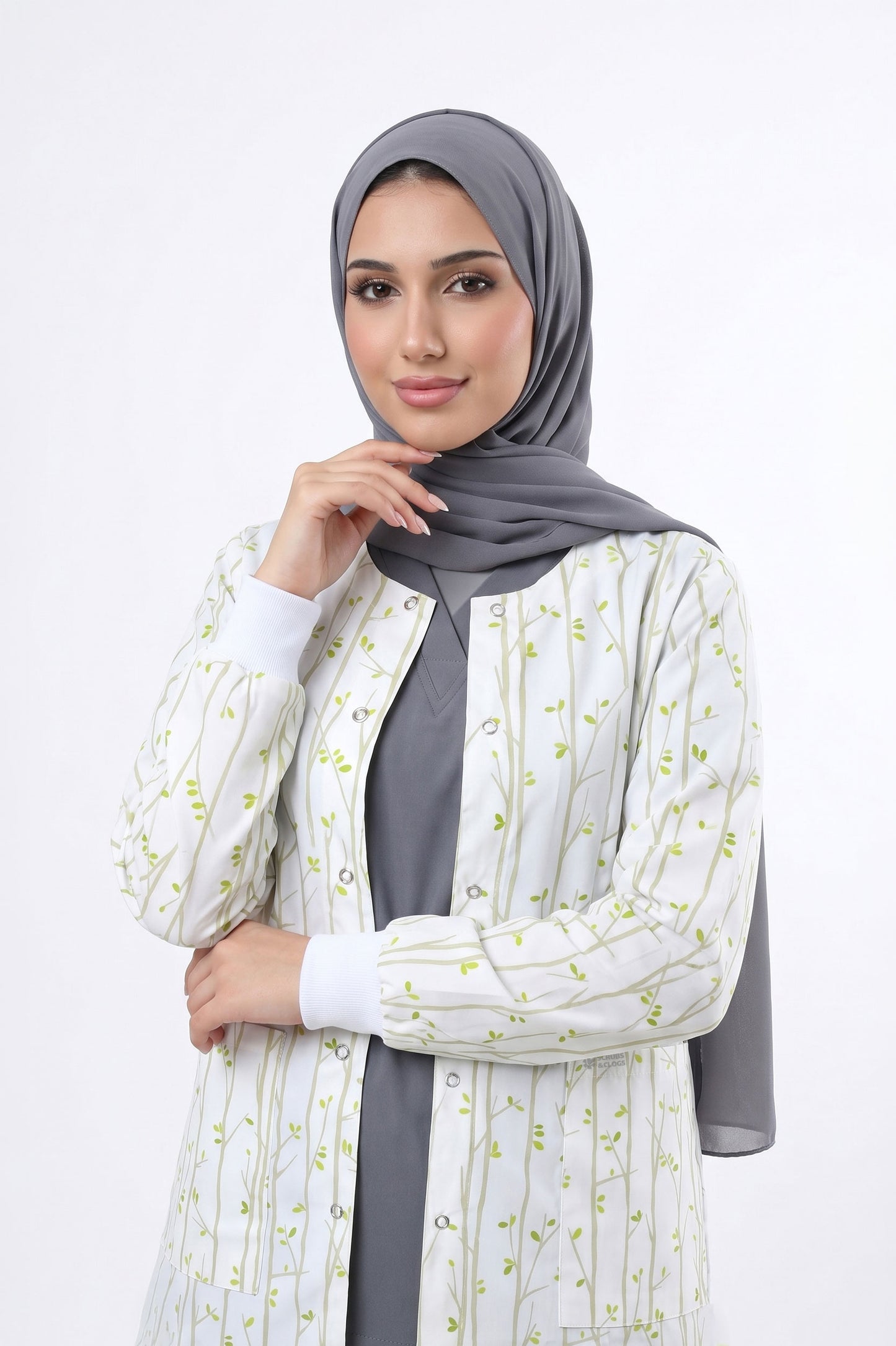Bamboo Forest Snap Button Jacket