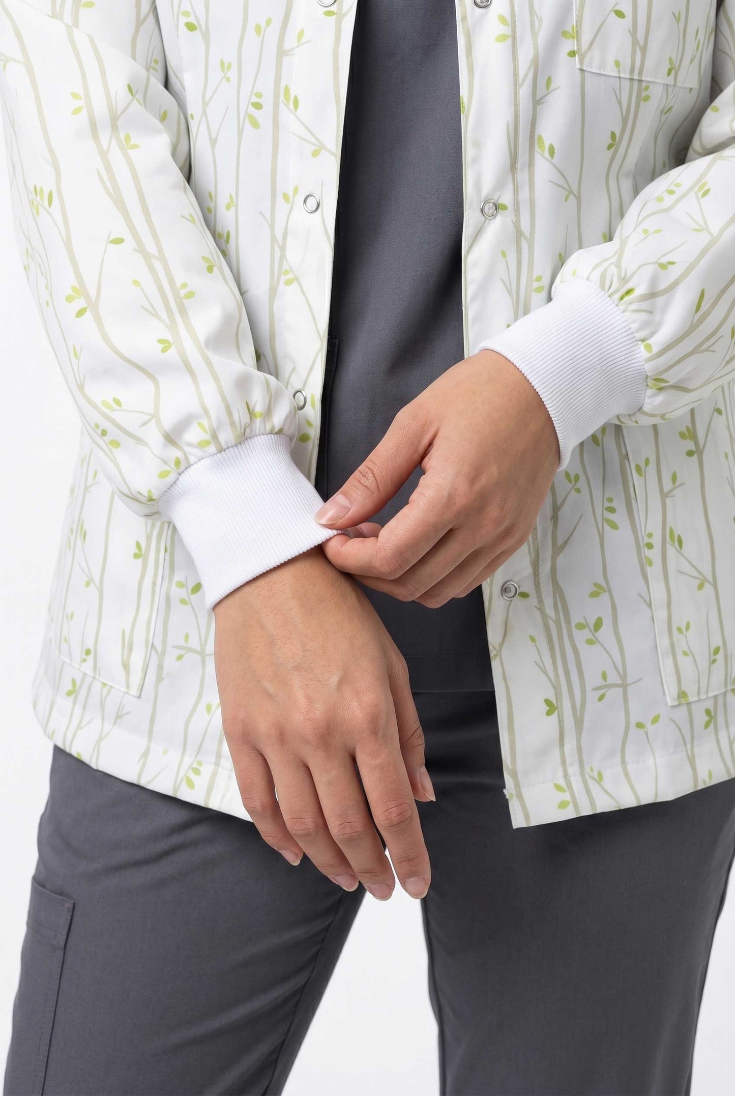 Bamboo Forest Snap Button Jacket