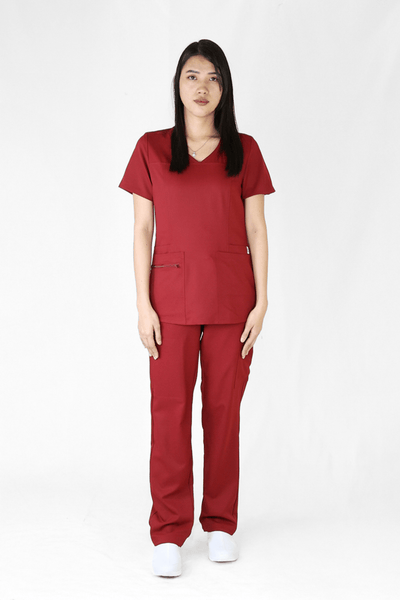 Thrive Womens V Neck & Convertible Jogger Women's Scrub Set 6322-5322