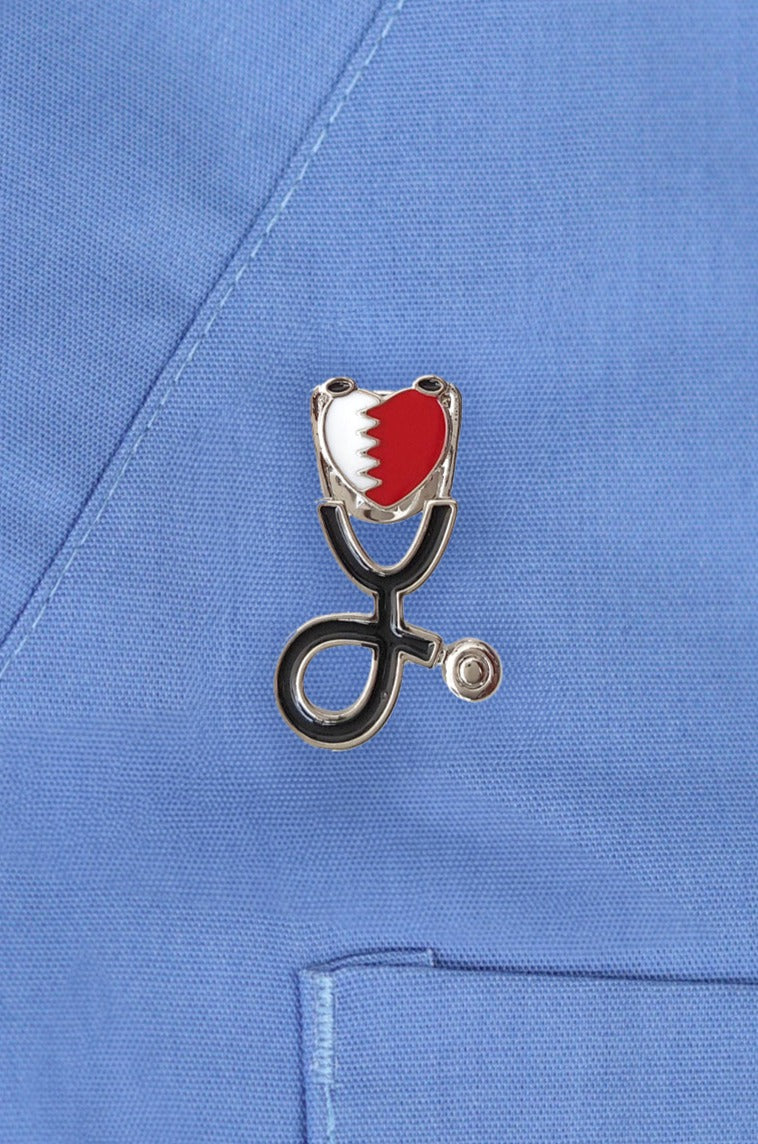 Bahrain Stethoscope flag pin