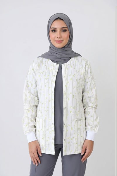 Bamboo Forest Snap Button Jacket