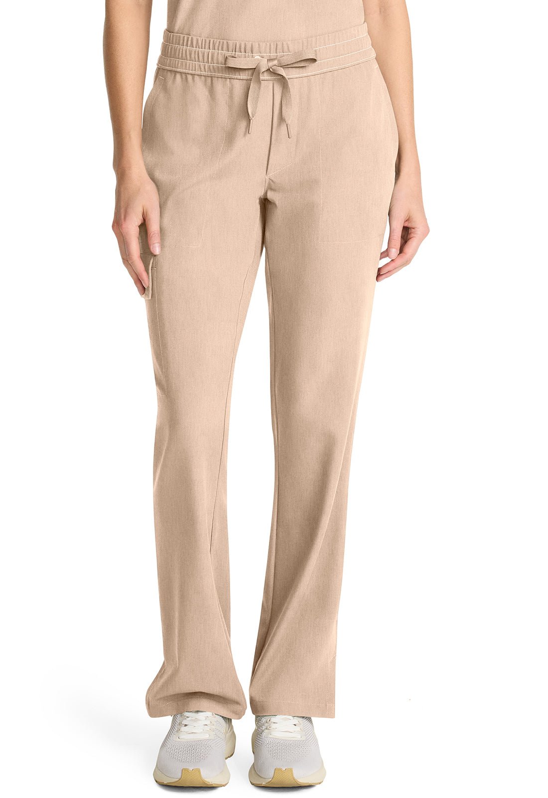 H.H Quest - Women's Partial Zip Stand Collar Scrubs Set