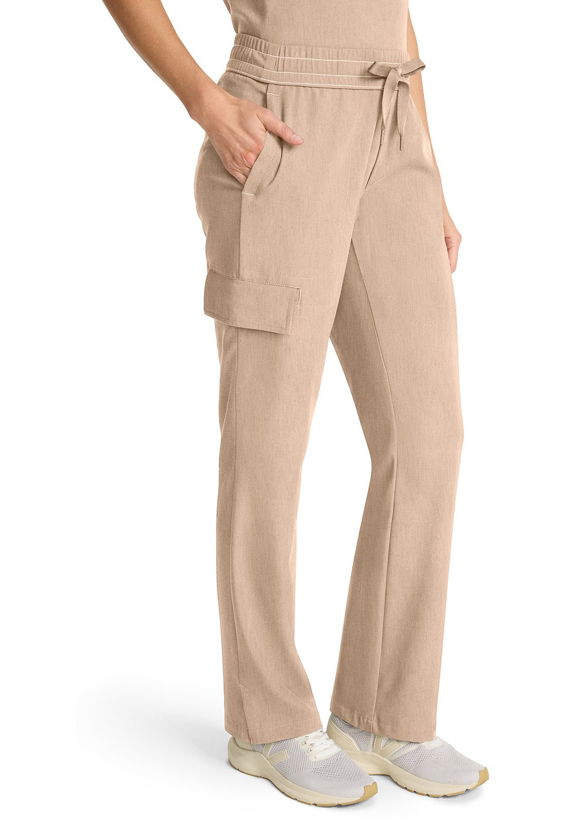 H.H Quest - Women's Partial Zip Stand Collar Scrubs Set