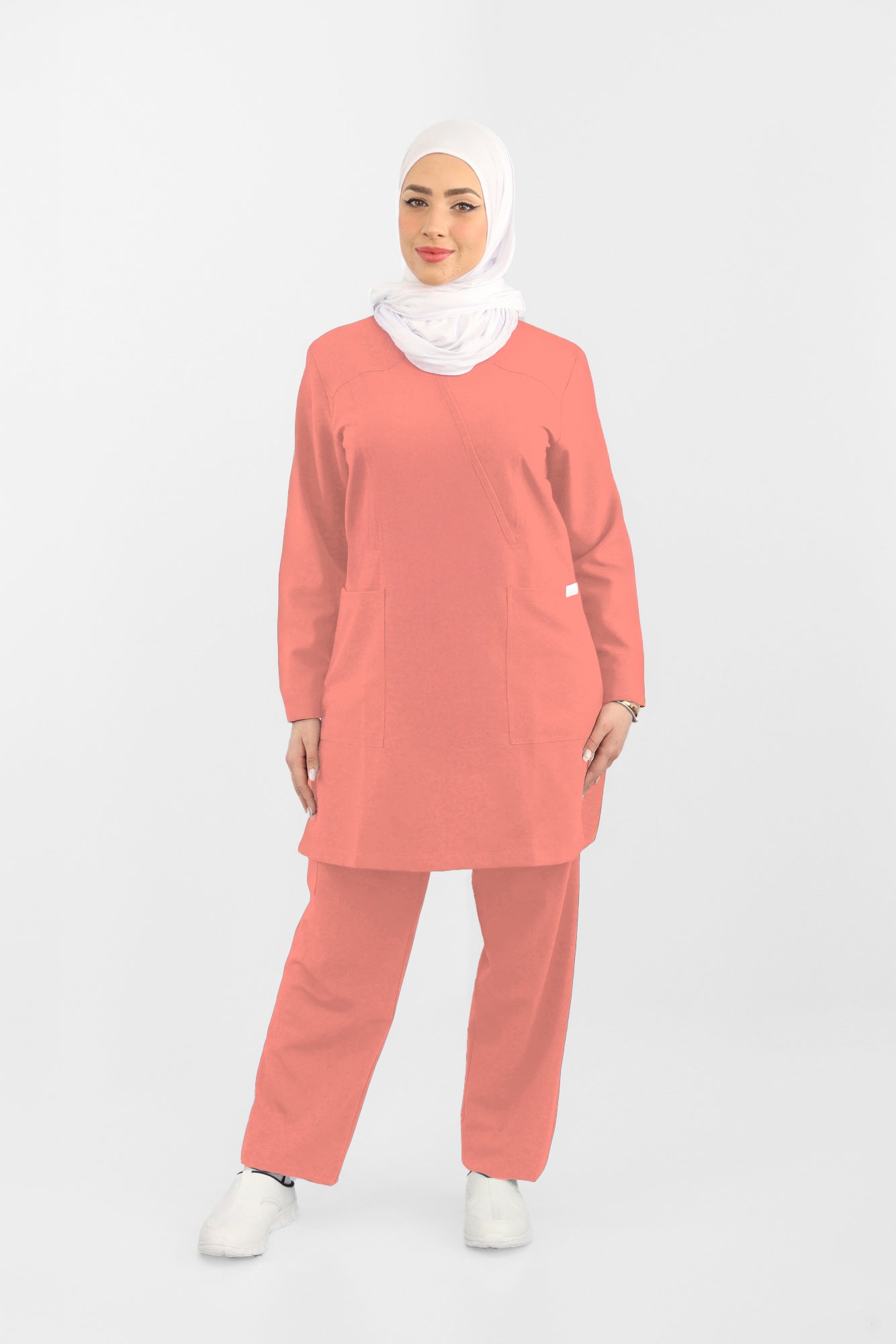 Hiba Women's Long Sleeve Scrub Set