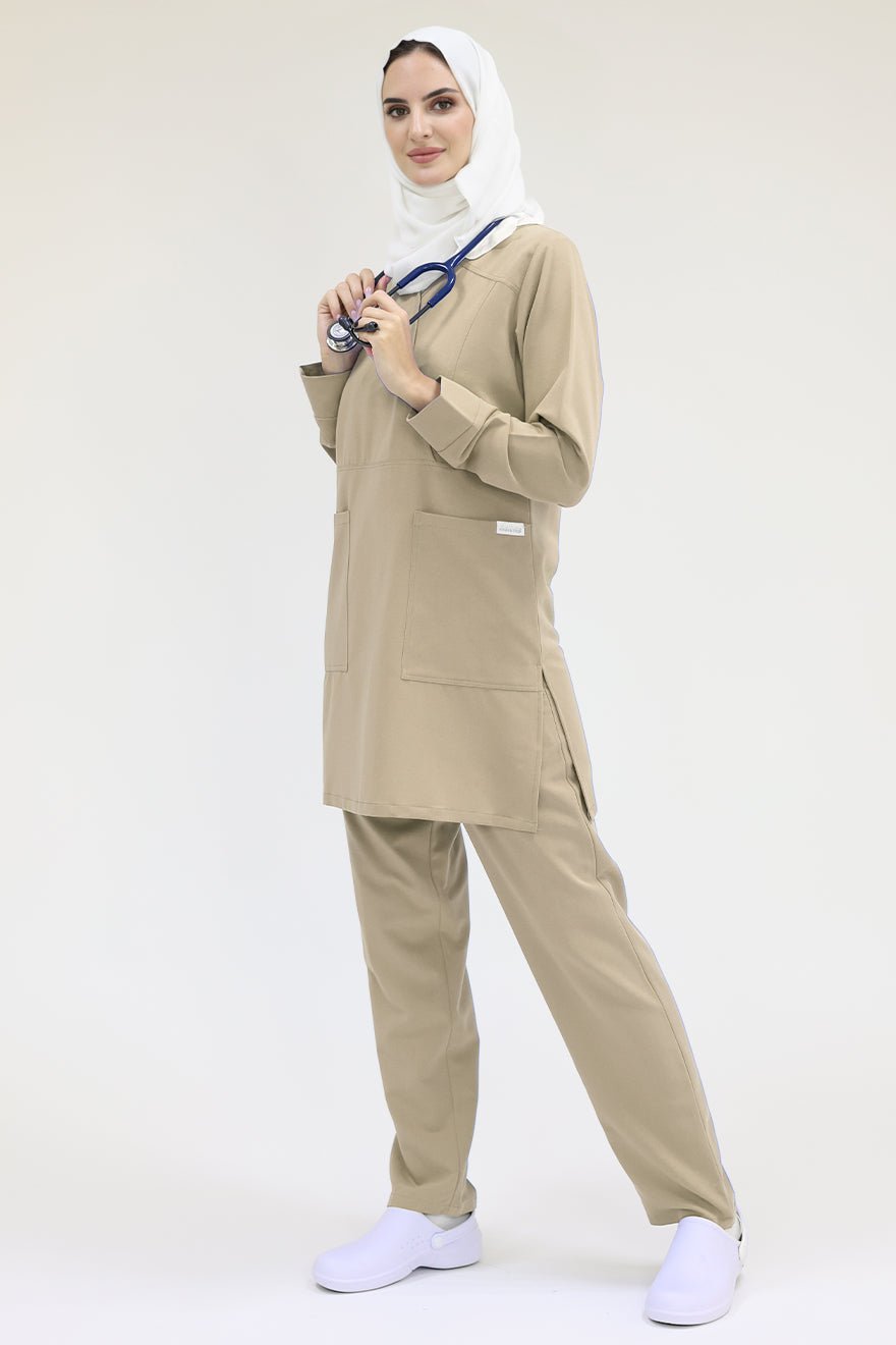 Hiba Women's Long Sleeve Scrub Set