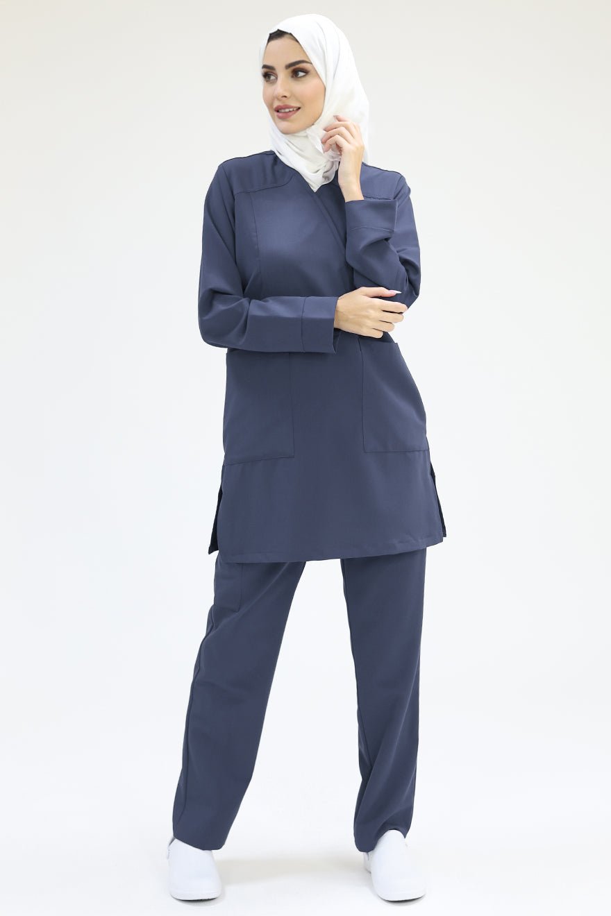 Hiba Women's Long Sleeve Scrub Set