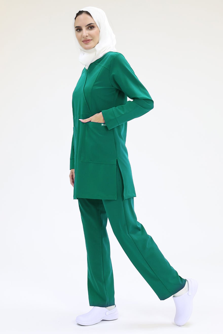 Hiba Women's Long Sleeve Scrub Set