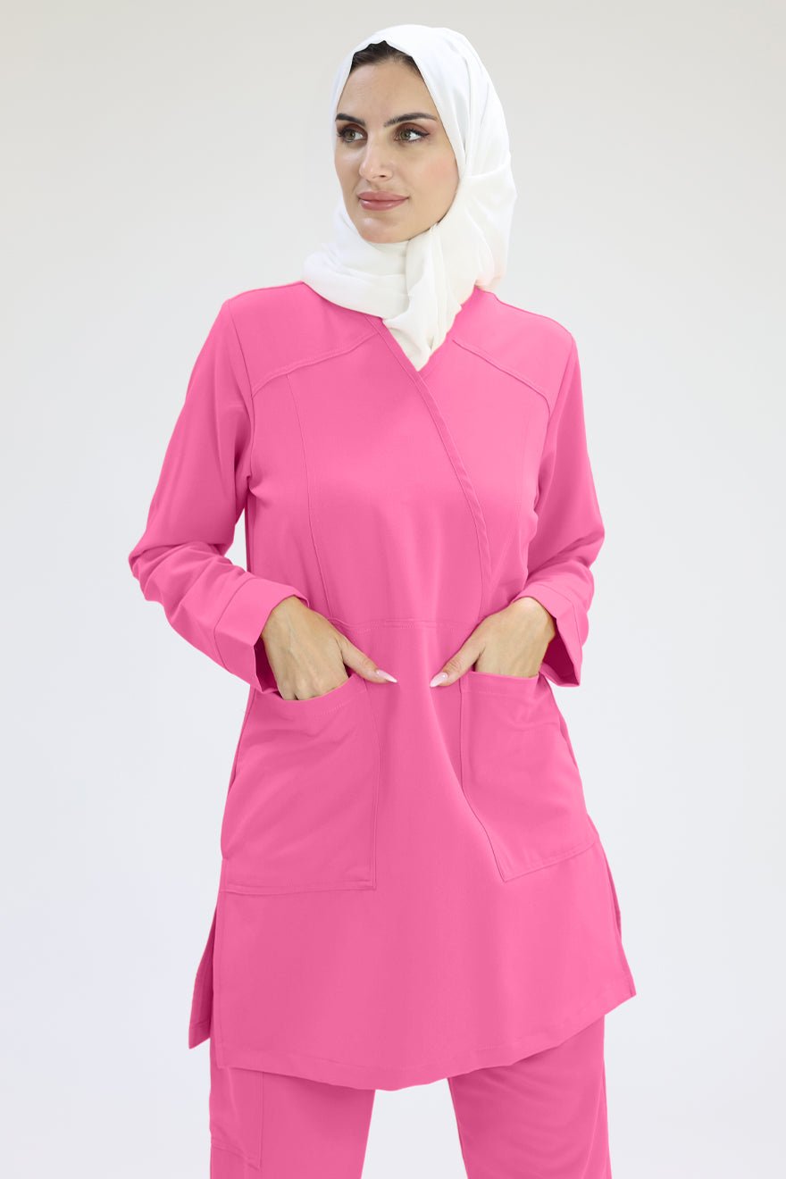 Hiba Women's Long Sleeve Scrub Set