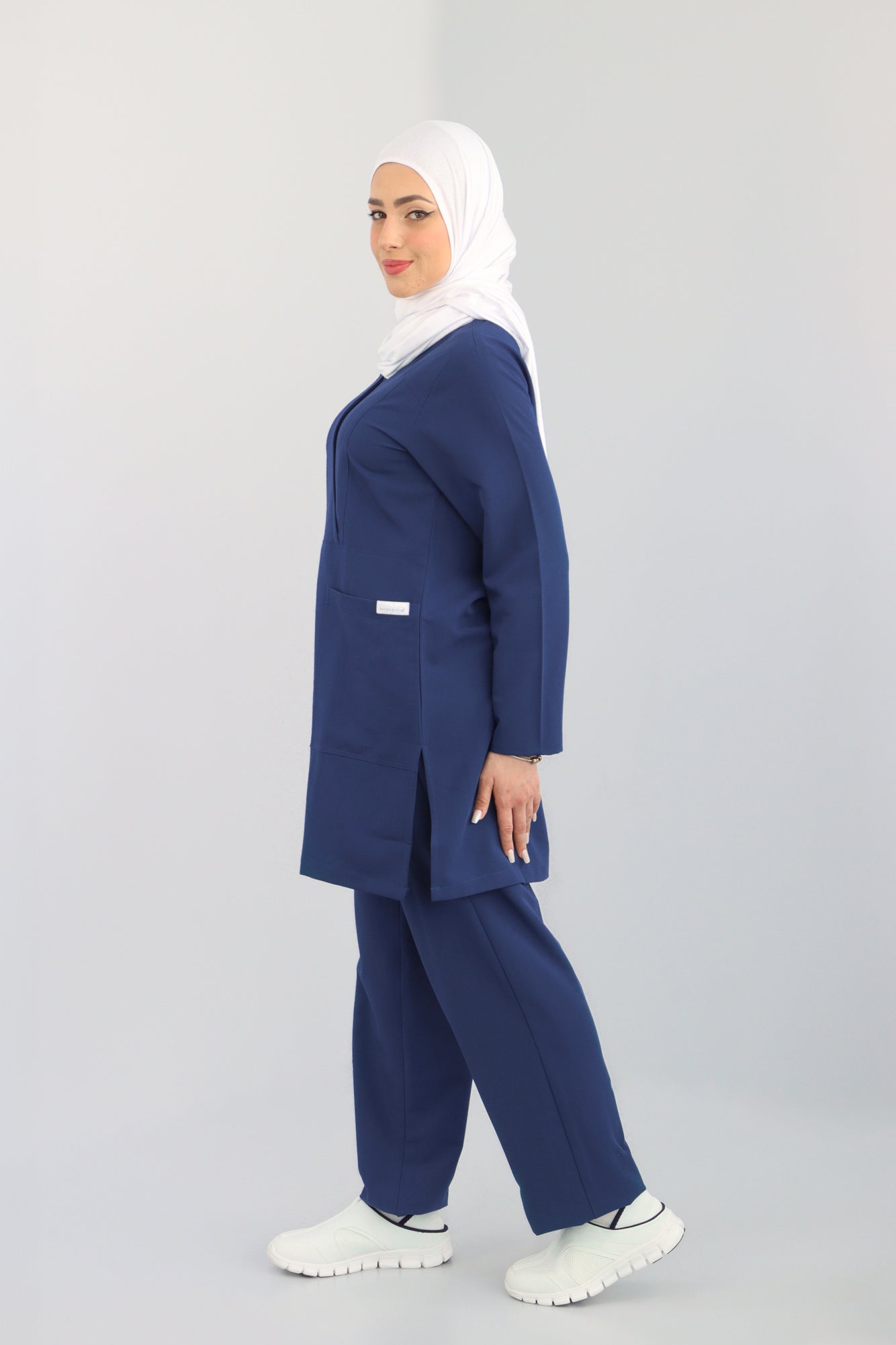 Hiba Women's Long Sleeves Scrub Set