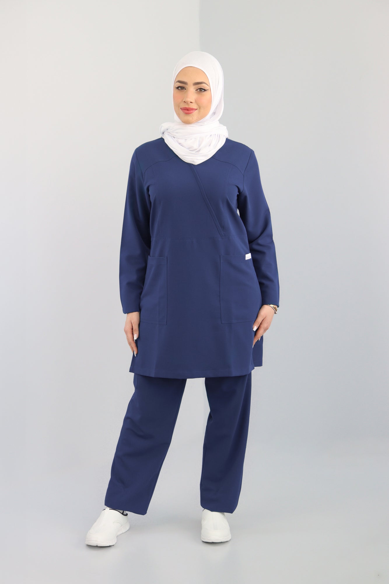 Hiba Women's Long Sleeves Scrub Set