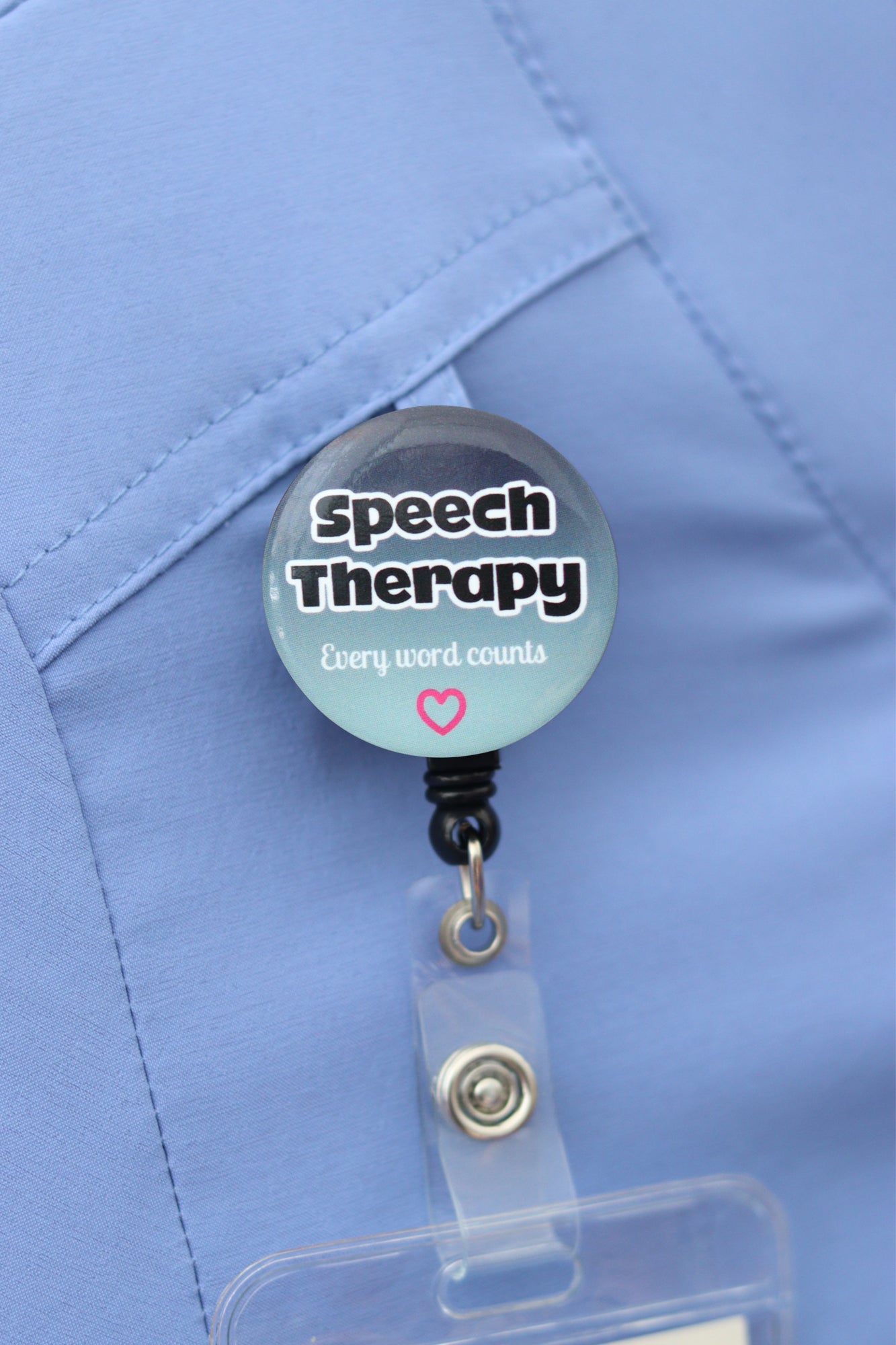 Speech Therapy ID Badge