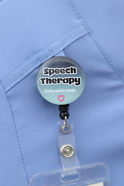 Speech Therapy ID Badge