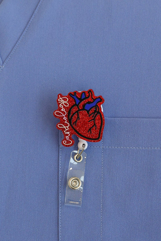 Cardiology Heart ID Badge | Scrubs & Clogs – SCRUBS AND CLOGS