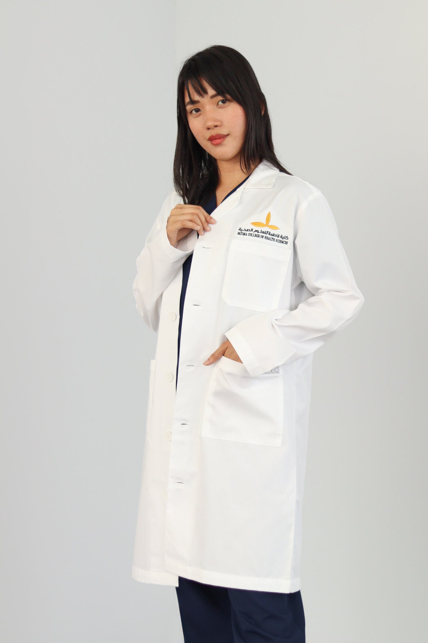 FCHS Embroidered S&C Unisex Basic Labcoat - SC-201