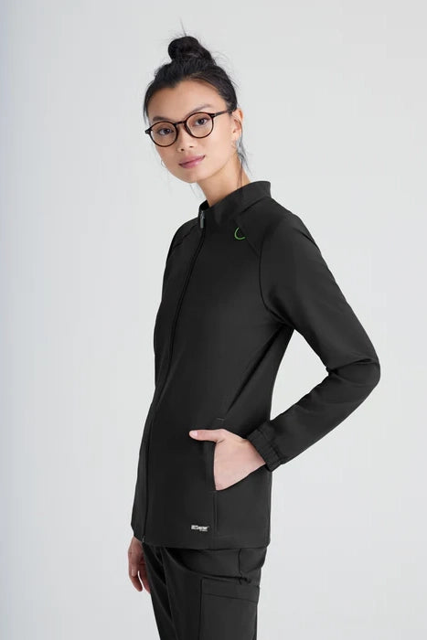 Virtue 3-Pocket Stand up collar CICLO Scrubs Jacket - GSSW886, second view