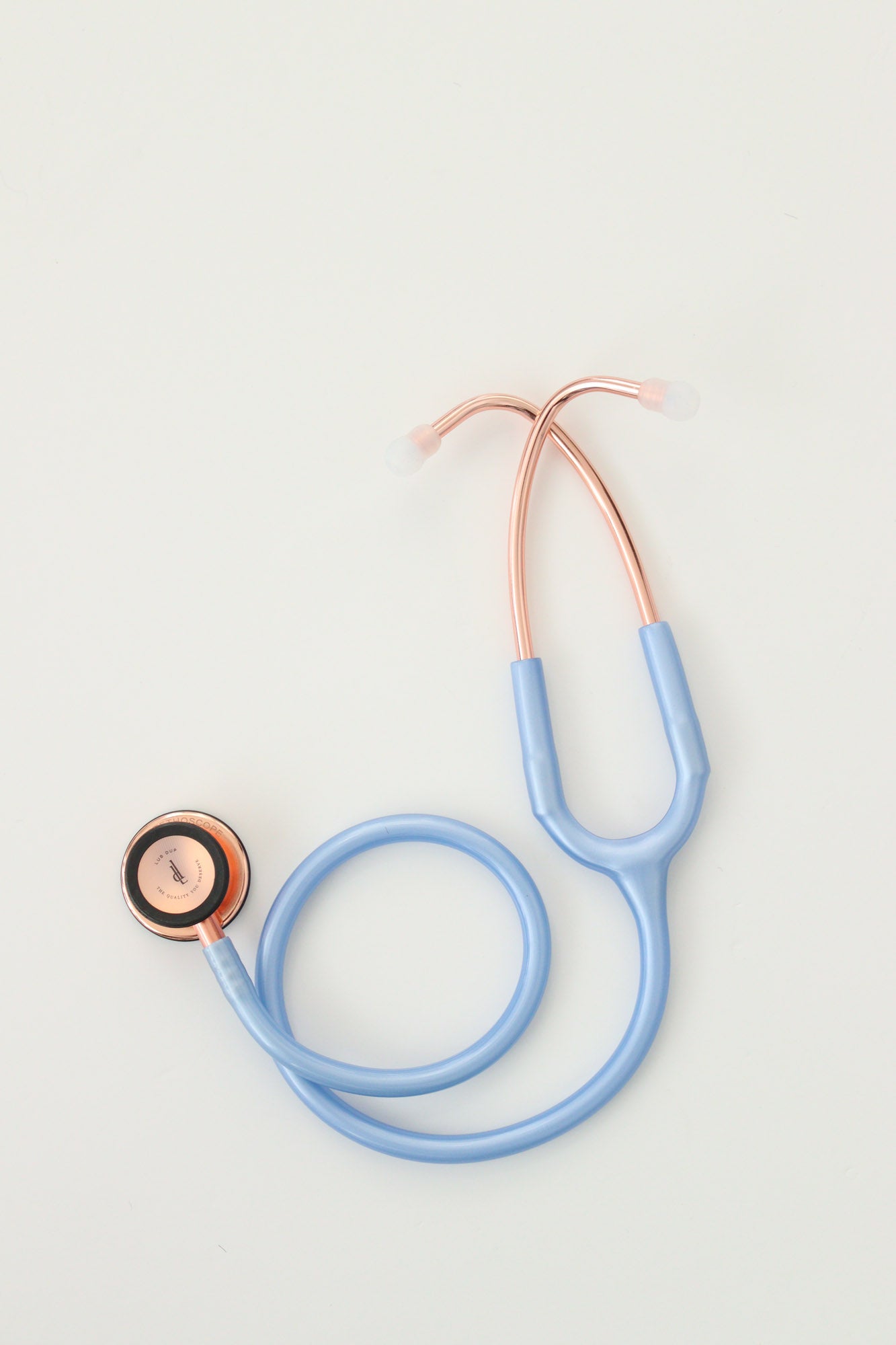 Lub Dup Adult Stethoscope - Ceil Blue-Rose Gold Edition