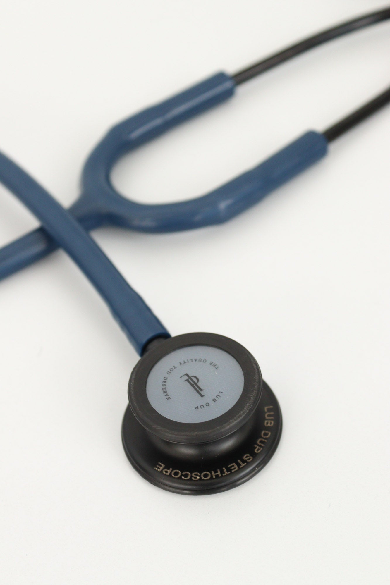 Lub Dup Adult Stethoscope - Navy-Black Edition