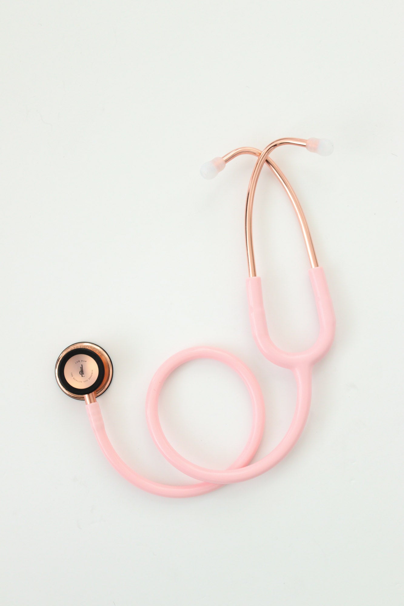 Lub Dup Adult Stethoscope - Light Pink-Rose Gold Edition