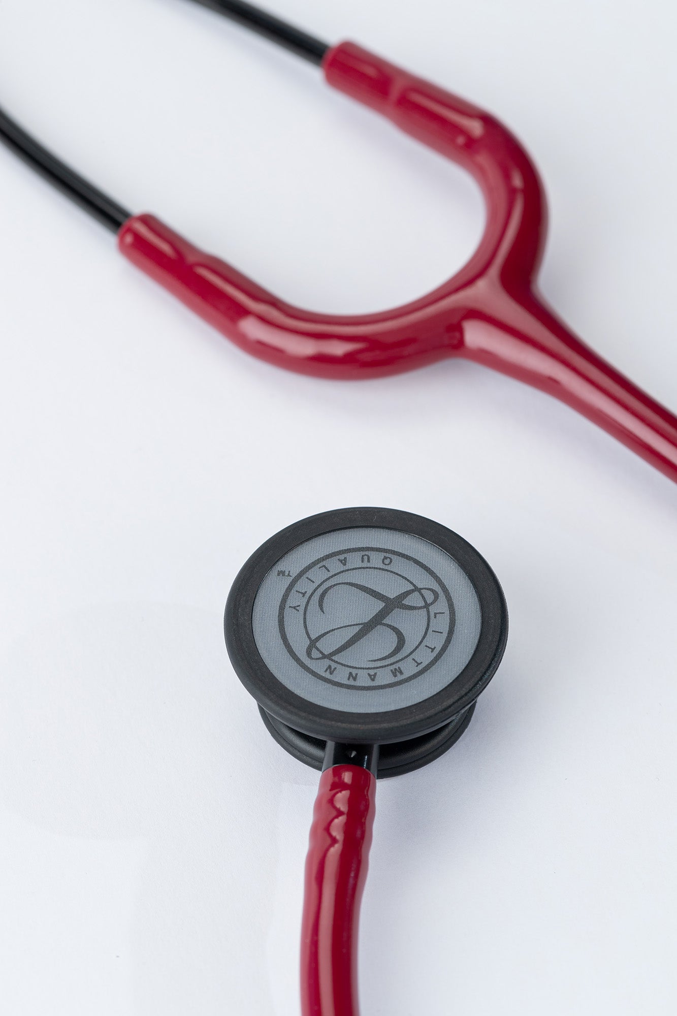 3M™ Littmann® Classic III™ Monitoring Stethoscope, Black-Finish Chest, Burgundy Tube, 5868 - SCRUBS AND CLOGS STETHOSCOPES