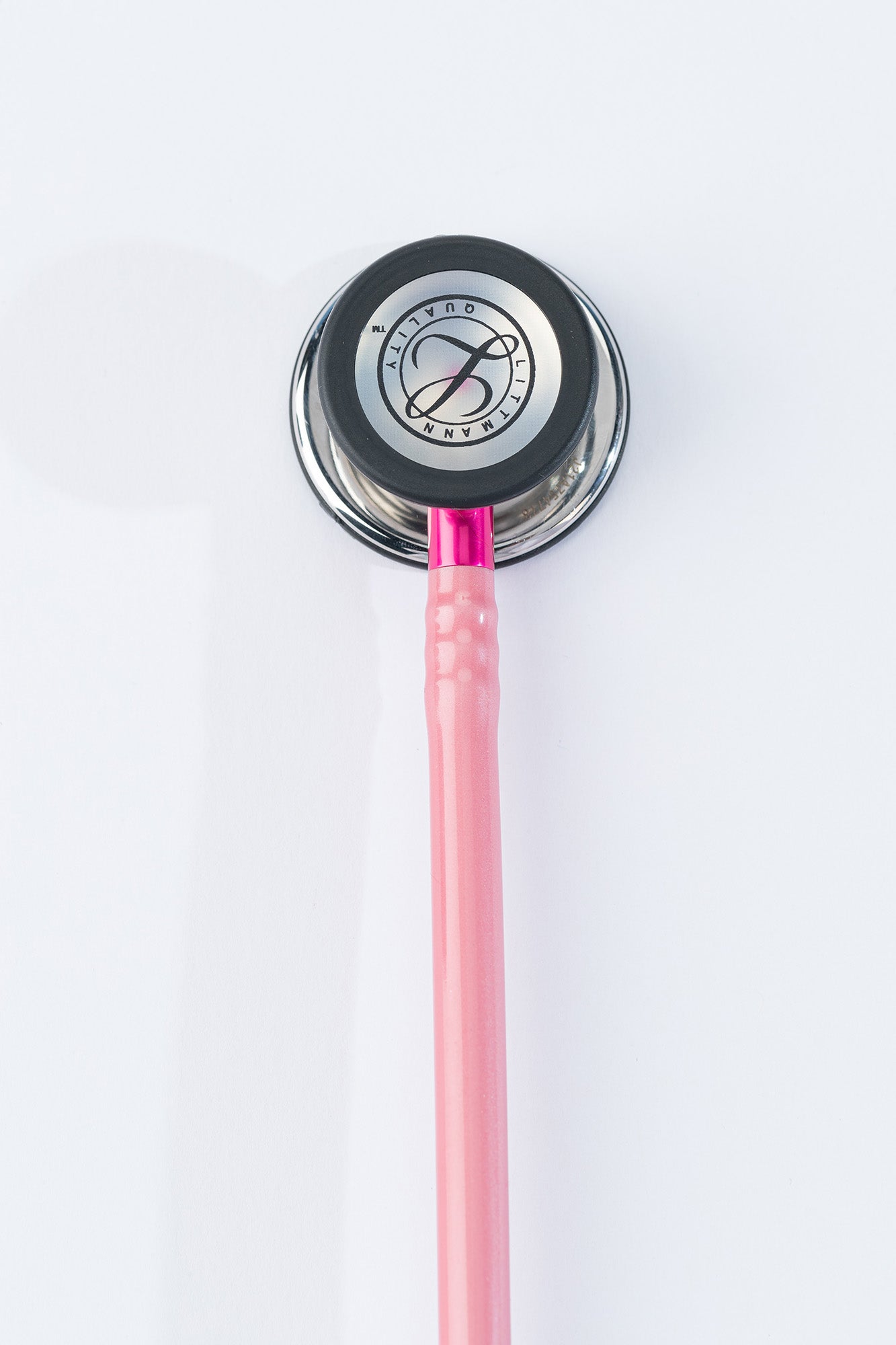 3M™ Littmann® Classic III™ Monitoring Stethoscope, Mirror Chest piece, Pearl Pink Tube, Pink Stem and Smoke Headset, 5962