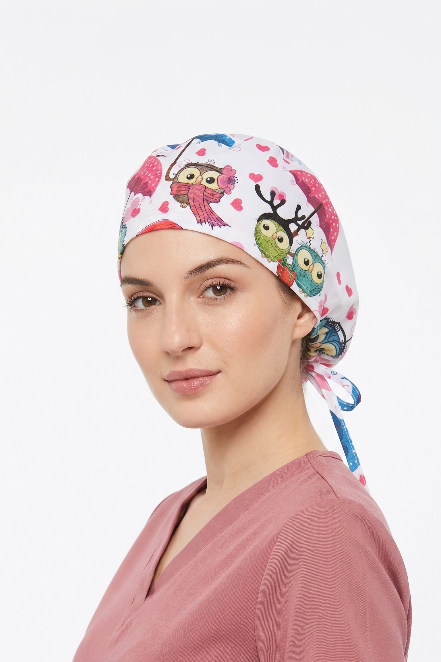 files-owls-and-umbrella-surgical-hat-jpg