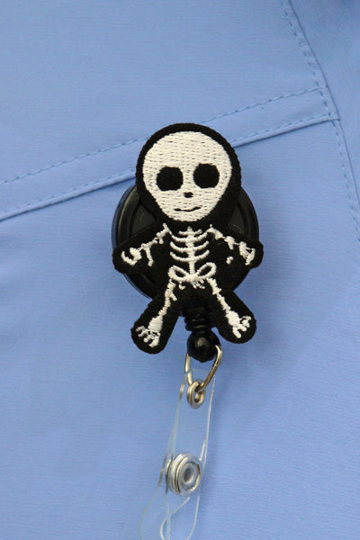Male Skeleton ID Badge