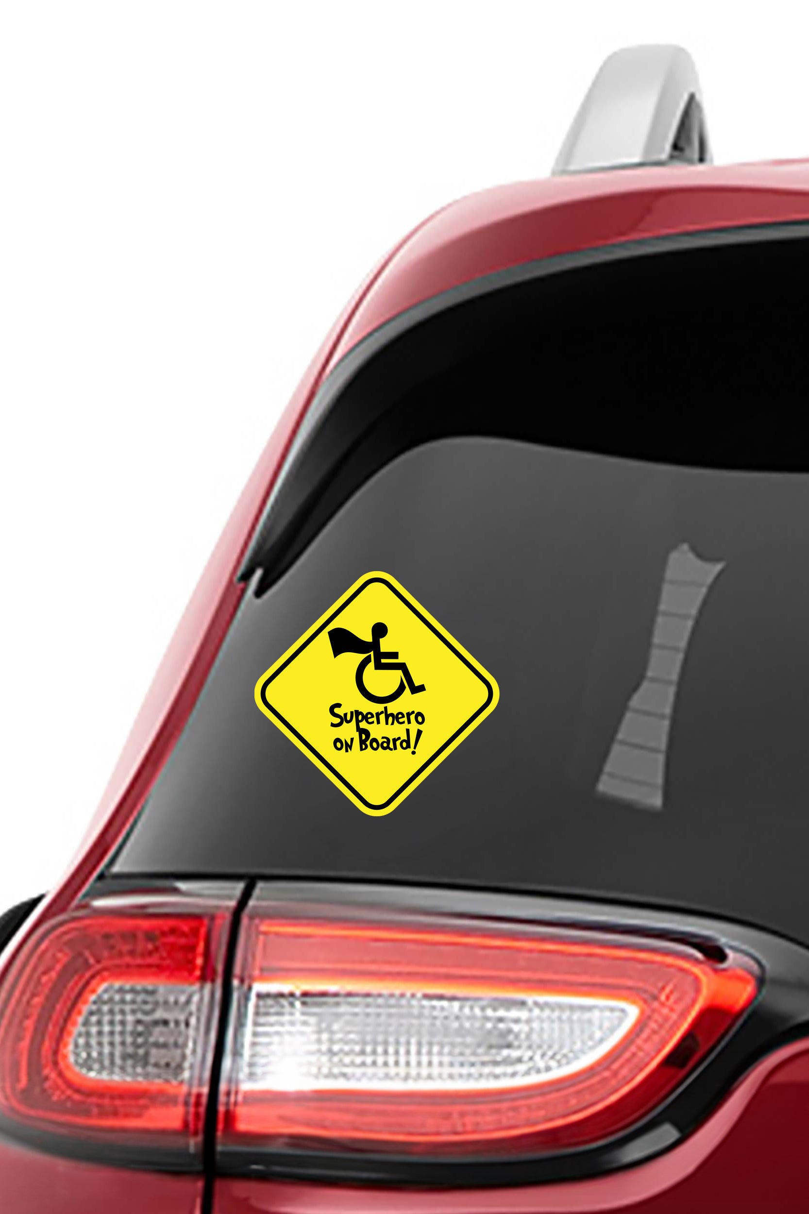 Superhero On Board Decal Sticker – SCRUBS AND CLOGS