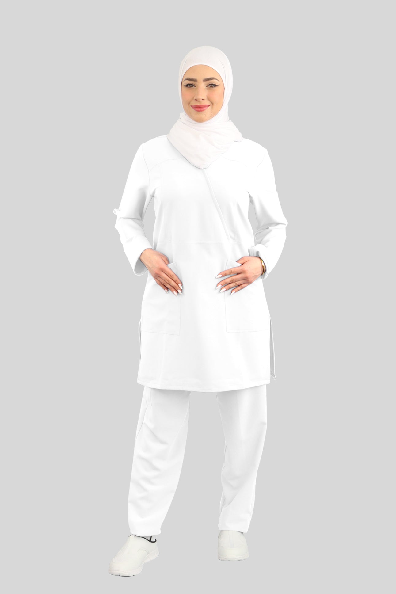 Hiba Women's Long Sleeve Scrub Set