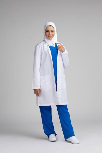 Yara Women's Modest Classic Fit Labcoat
