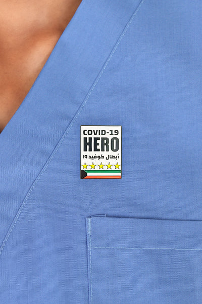 Kuwait Covid Hero 19 Pin