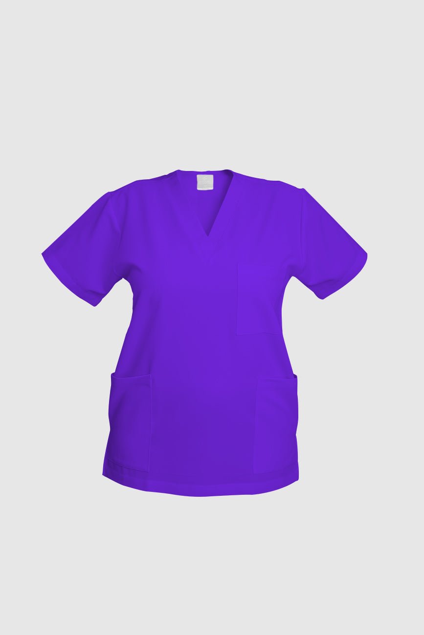 PRE-ORDER | Customizable Unisex Short Sleeve Scrub Top - CU S2102 | Ready in 10 Days