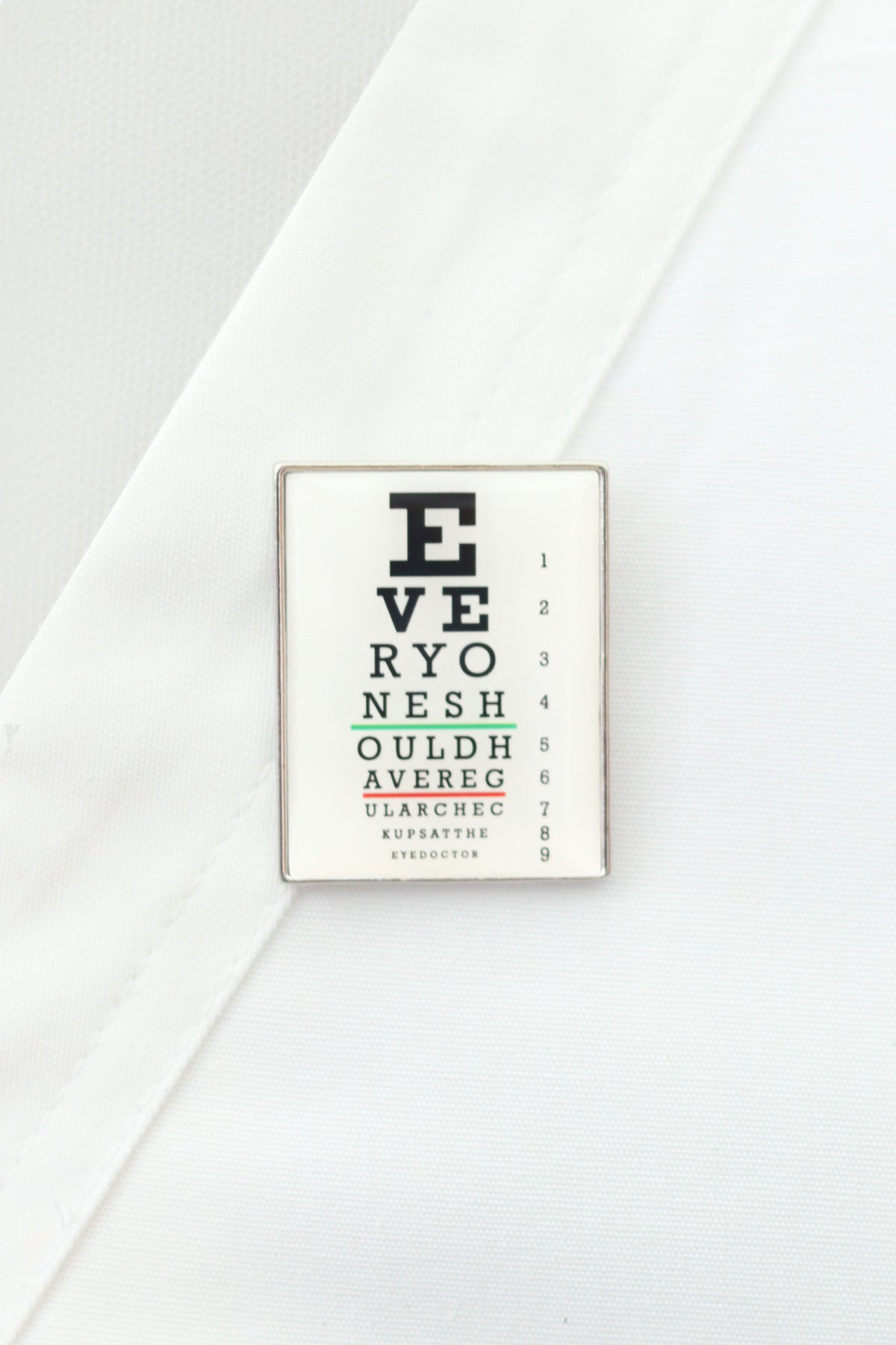Eye Chart Pin