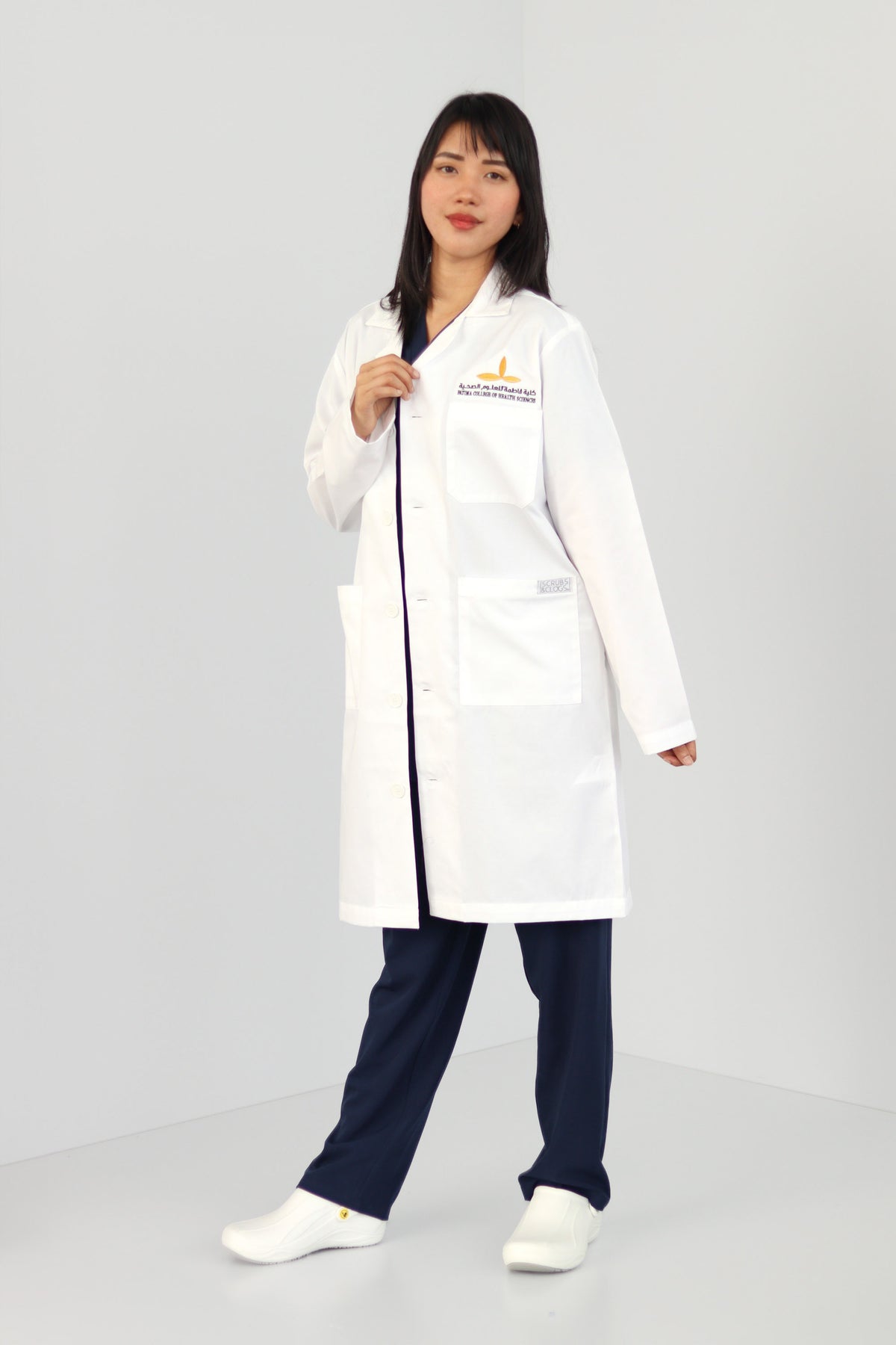 FCHS Embroidered S&C Unisex Lab Coat - SC-101C