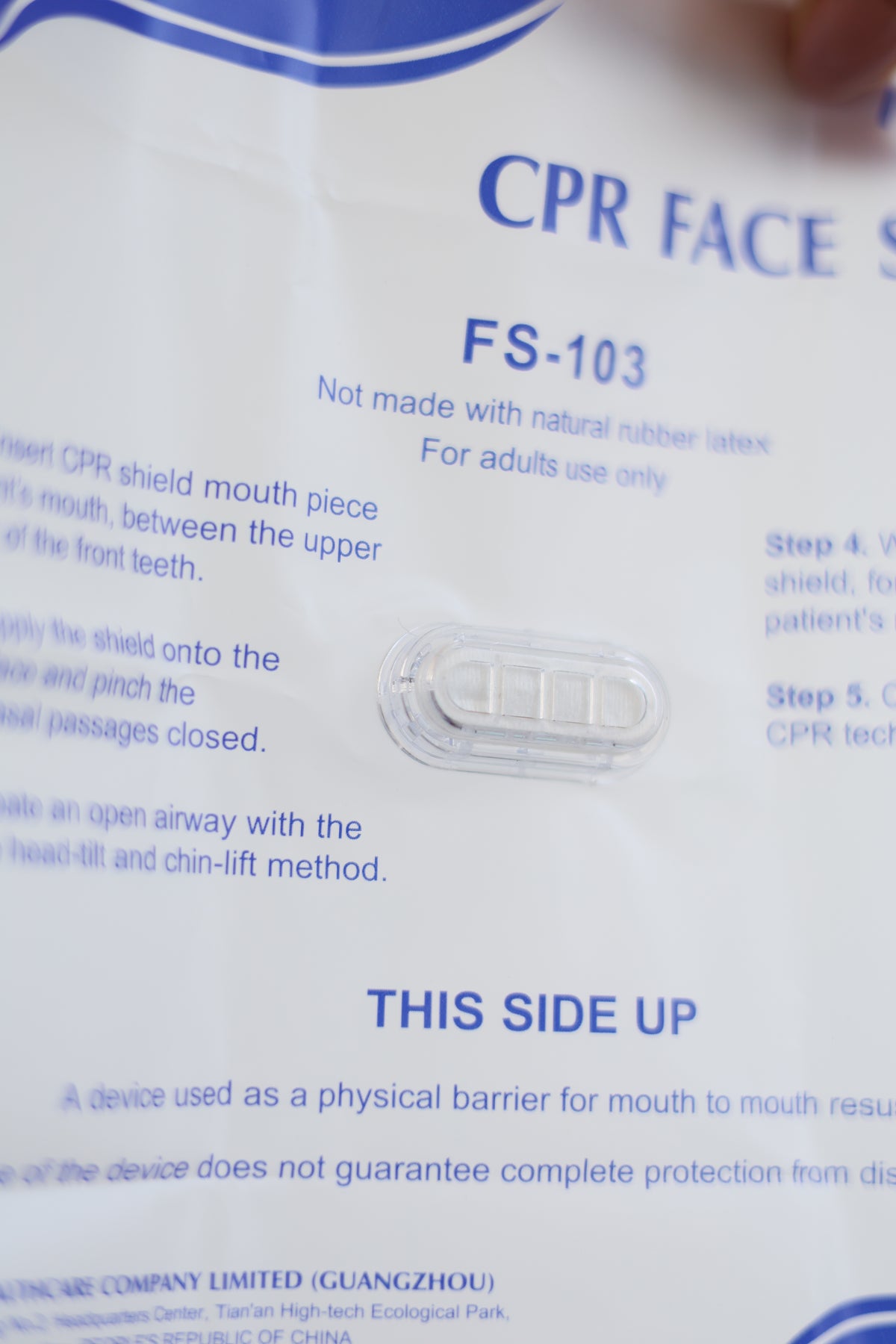 First Aid Emergency CPR Rescue Mask, third view