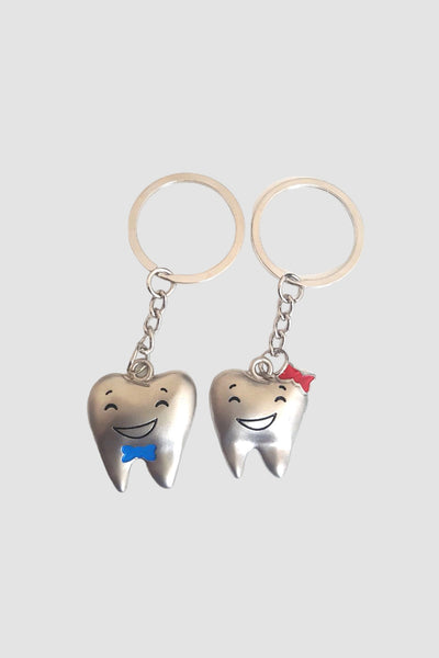 Tooth Couple Key Ring